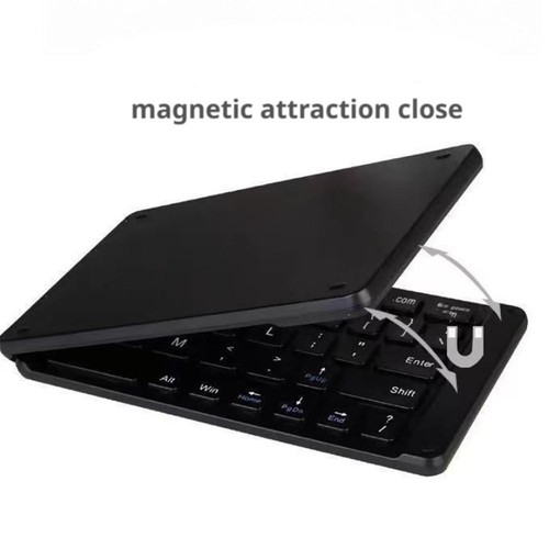Kabellose Dual Klapptastatur, leise, tragbare Bluetooth Tastatur für iPad 11w2 - Afbeelding 9 van 15