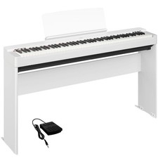 Yamaha P-225WH Digital Piano with L-200WH Stand - White