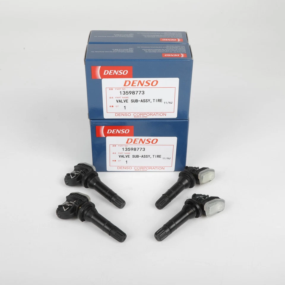 4X Denso TPMS 315MHz DE8T-1A180-AA For Ford Motorcraft Tire Pressure Sensor OEM - Image 3 of 4