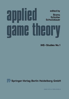 Xy. Brams (u. a.) | Applied Game Theory | Taschenbuch | Englisch (1979) | 449 S.