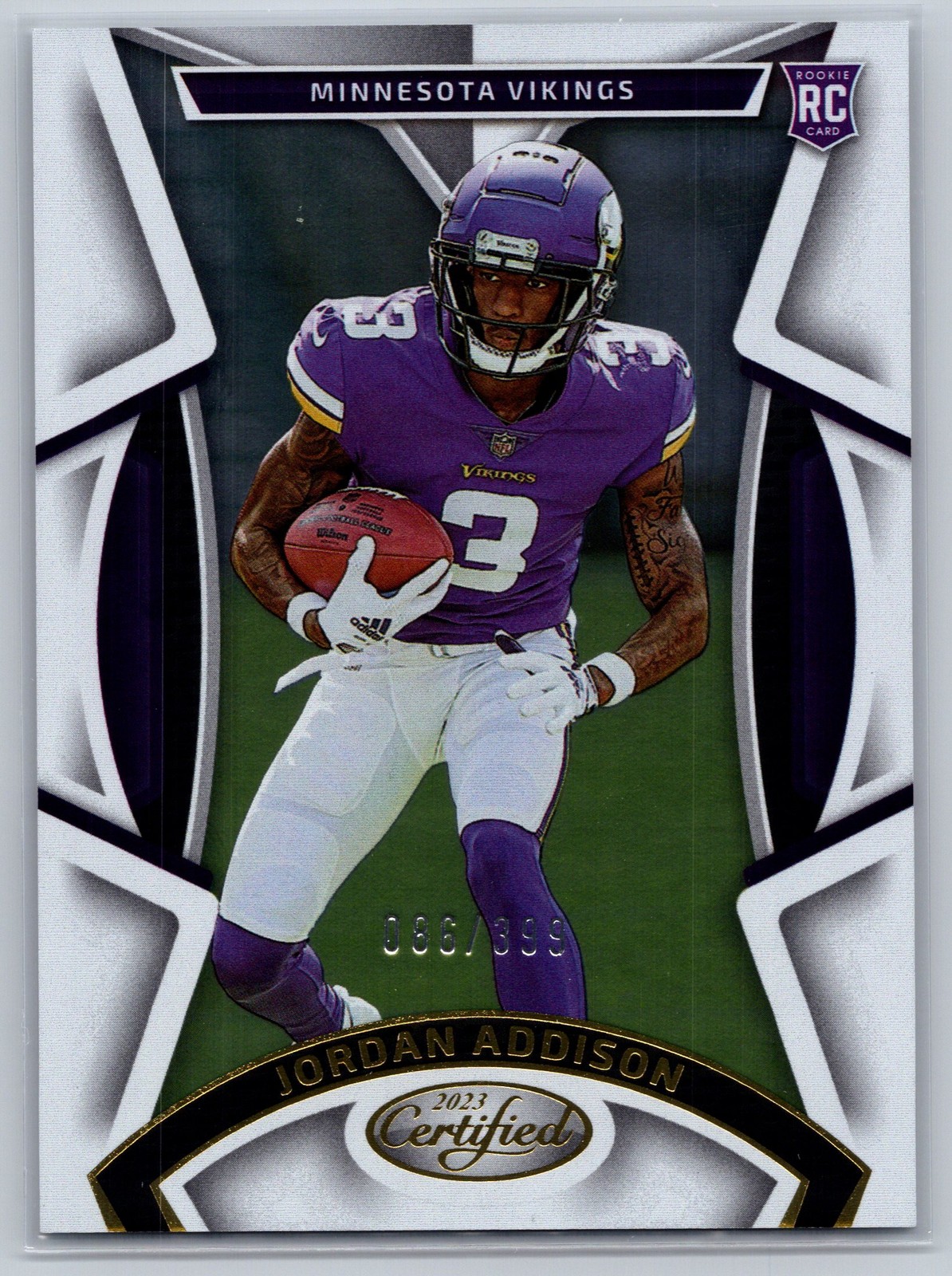 2023 Panini Certified #131 Jordan Addison #/399