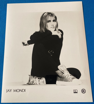 Jay Mondi & The Livin' Bass - 1990 UK Virgin Promo Press Real Photograph 10''x 8''