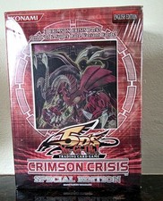 YuGiOh Crimson Crisis Special Edition Factory Sealed Box Holo + 3 Booster Packs