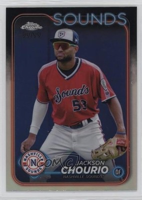 2024 Topps Pro Debut Chrome Refractor 99/99 Jackson Chourio Rookie RC 4z8