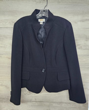 Talbots Petites Black Blazer Size 12  New  