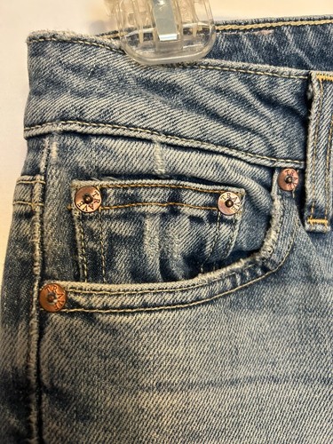 Trave ~ Faye Slim Bootcut Slit Cotton Jeans Modern Love Stone Wash ~Sz.26 ~USA - Bild 4 von 12