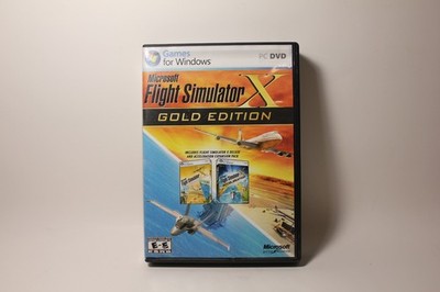 Microsoft Flight Simulator X Gold Edition PC DVD Windows 2008