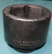 Proto Professional 10048 Impact Socket 1 Drive Size 3 Inch Heavy-duty 6 Point Proto Professional 10048 Impact Socket 1 Drive Size 3 Inch Heavy-duty 6 Point