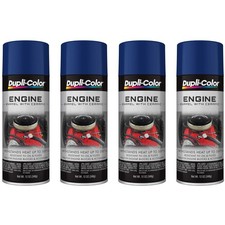 Duplicolor De1606-4 Pack Engine Enamel Paint W Ceramic Ford Dark Blue - 12 Oz
