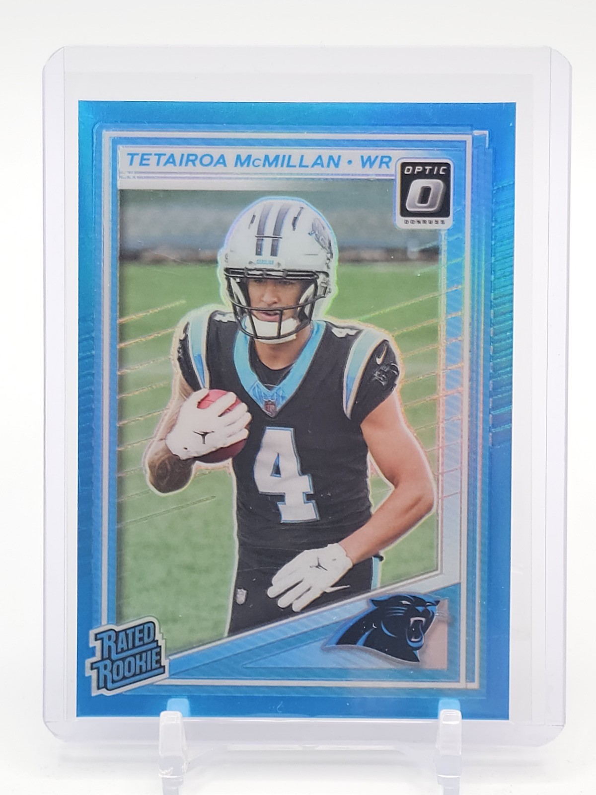 TETAIROA MCMILLAN 2025 DONRUSS OPTIC AQUA PRIZM RATED ROOKIE /349 #209 Q4832