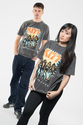 KISS Destroyer 3D Logo Limited Edition 999 Only Premium Wash T Shirt