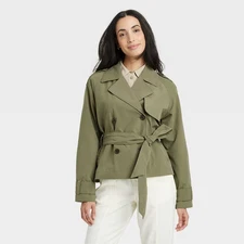 Women's Short Trench Coat - A New Day
