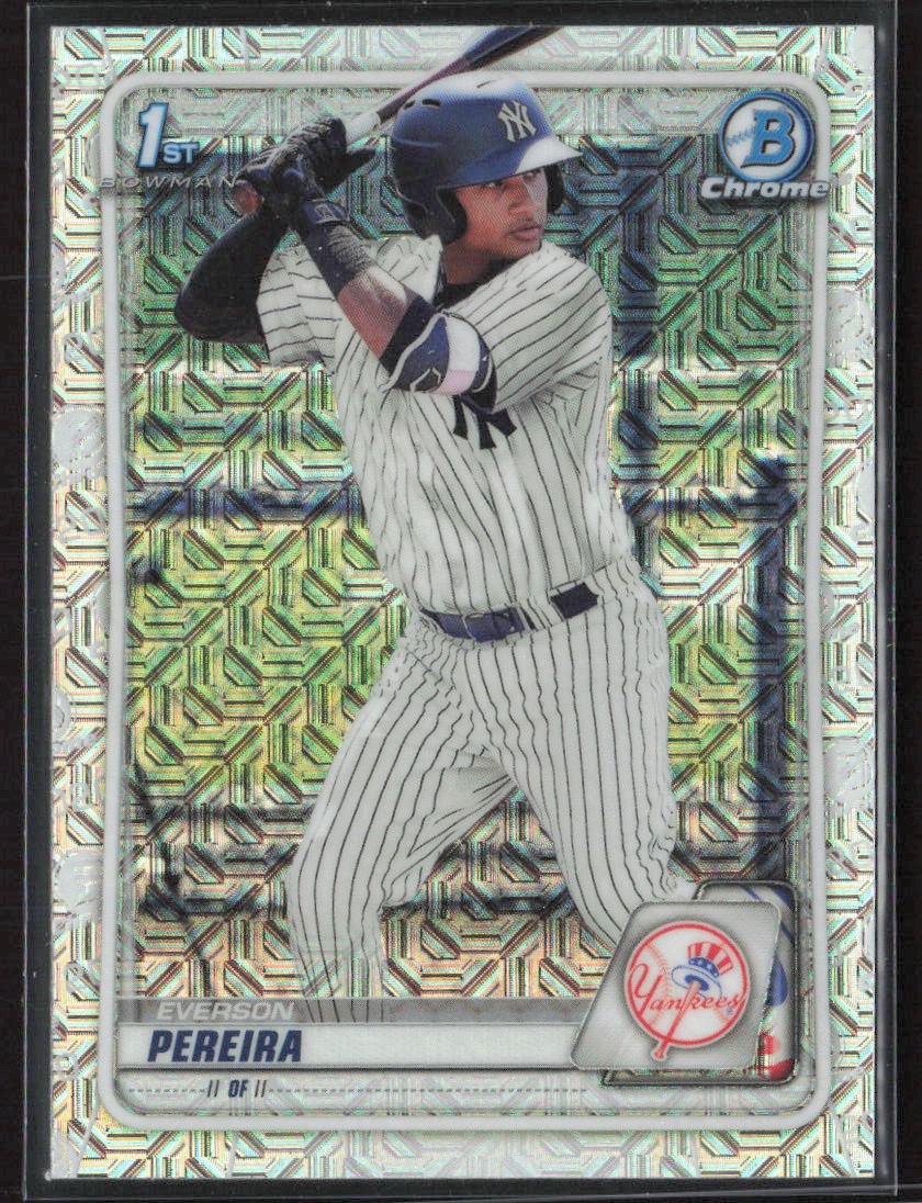 2020 Bowman #BCP-51 Everson Pereira Chrome Prospects Mojo Refractor