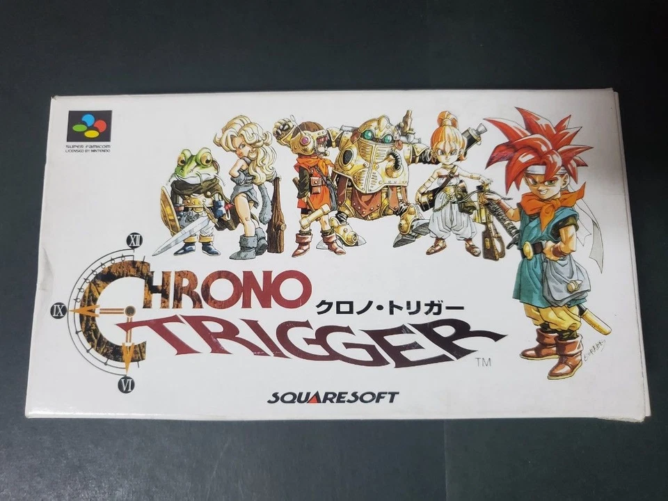 SFC Chrono Trigger Super Famicom with box and manual, and mini calendar - Image 3 of 4
