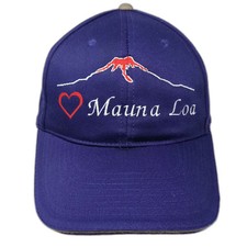 Cobra Baseball Cap Purple One Size Hat Mauna Loa Hawaii Volcano Strapback