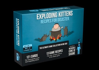 Exploding Kittens Game Recipes for Disaster Ultimate Collection NEW Cone Party