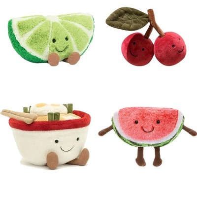 Amuseable Fruit Plüschtier Puppe Plüschtier Lustig Stofftier Kissen Kinder