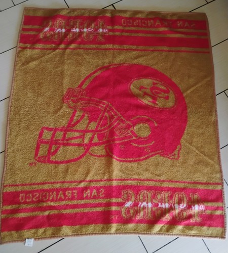 Vintage San Francisco 49ers NFL San Marcos Throw Blanket 52"x62" - Picture 2 of 4