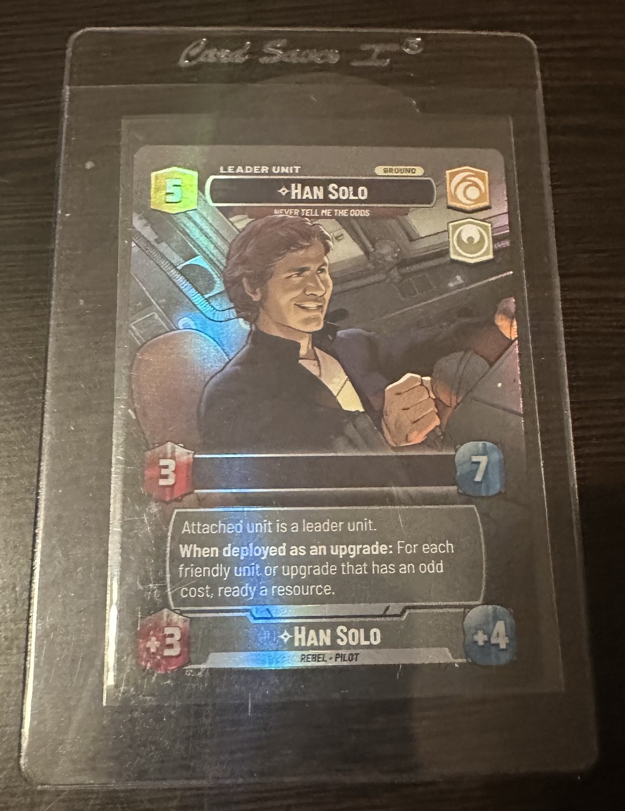 Han Solo Showcase Foil - JTL 1013  NM - Star Wars Unlimited