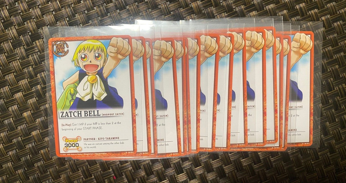 Zatch Bell 魔界の王 2003年製 VINTAGE 2003 ZATCH BELL THE CARD BATTLE TRADING CARD HERE