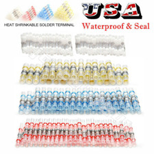 500PCS Solder Seal Sleeve Heat Shrink Butt Wire Connectors Terminals Waterproof