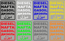 Aufkleber Diesel Nafta Gasoil Schild Kanister...