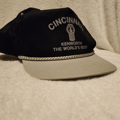 Vintage Trucker Snapback Rope Hat Cincinnati Kenworth The Worlds Best - Picture 2 of 5