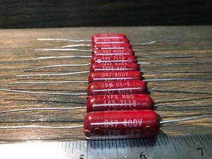 6 pcs Nichicon FG Capacitors 63V 10uf Audio Grade
