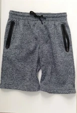 Secret Pouch Men's Work-out Athletic Jockstrap Gym Shorts Heather Grey 