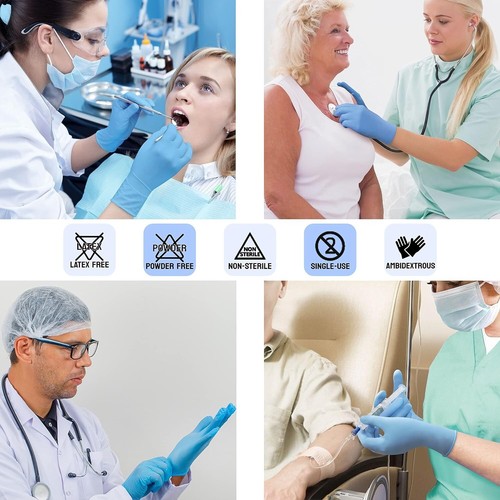 AMMEX Pro Exam Gloves, Latex & Powder Free, Size Medium (2 Box x 100) - Bild 8 von 8