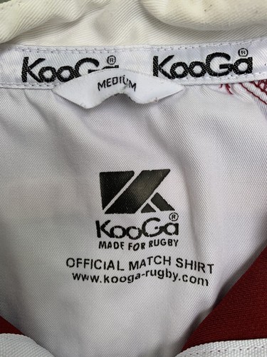Camisa Oficial Rugby KooGa Malla Guardia Nacional Bandera de Estados Unidos Para Hombres M Borgoña - Imagen 5 de 6