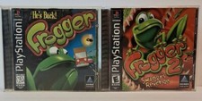 Frogger and Frogger 2 Swampy's Revenge(Sony PlayStation 1) CIB w/Manuals