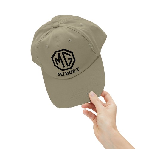 MG Midget Logo Distressed Cap - UK Retro Vintage Car Automobile Badge 60s Gift - Picture 7 of 37