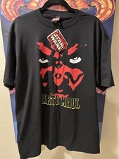 Vintage 90s NOS NWT New Star Wars Episode 1 Darth Maul Phantom Menace T-Shirt XL