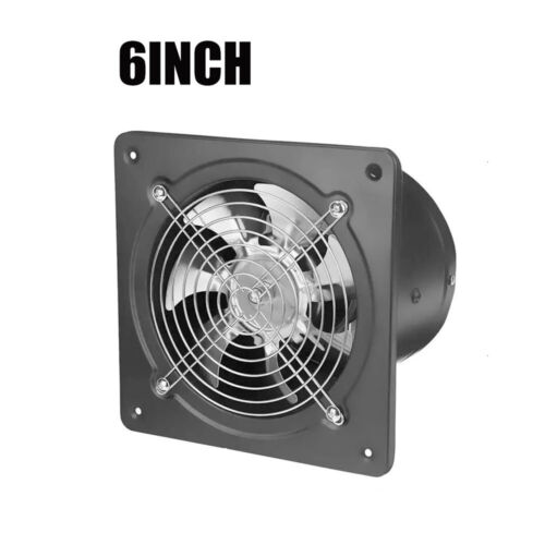 4/6/8/10" Exhaust Fan Ventilation Extractor Fan Wall-Mounted Square Blower USA - Picture 20 of 22