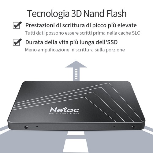 Netac 1TB 2TB interne Festplatte 2,5' SATAIII M.2 2280 PCIe3.0 Solid State Drive - Afbeelding 4 van 22