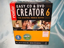 Roxio Easy CD & DVD Creator 6 Platinum Edition - Digital Media Suite Windows