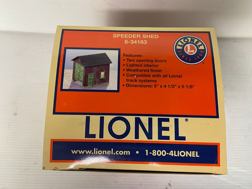 Lionel 6-34163 SPEEDER SHED Building for Lionel Train Sets NEW MINT - Picture 14 of 15