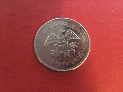 その他 PEACE token fab USA Vanbrook of Lexington INC. Trial Token CTX 318 VB No Cash