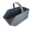 Steel Coal Box with Handle Fireplace Logs Ash Bucket