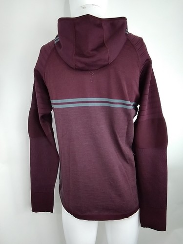 Smartwool Men Intraknit Merino Tech Half Zip Hoodie Eggplant Medium 16802-L83 - Picture 7 of 11