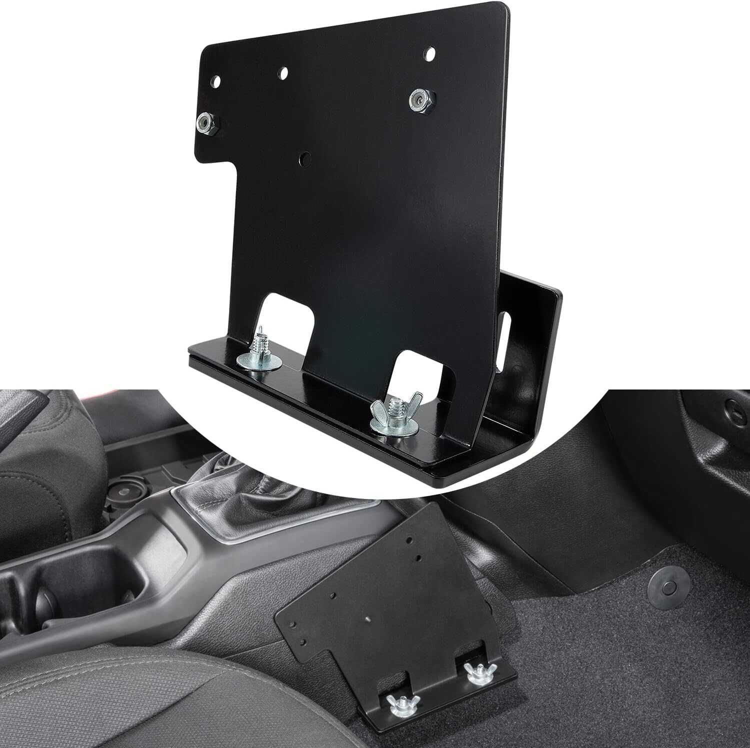 Passenger Side Quick Disconnect Universal CB Radio Mount for Jeep Wrangler JL