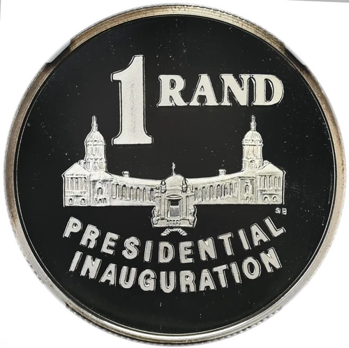 SOUTH AFRICA Rand 1994 NGC PF68UC 'Presidential Inauguration of Nelson Mandela'