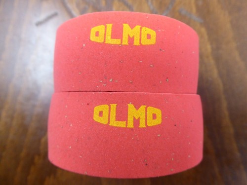 Cinta de barra estilo corcho rojo amarillo Olmo vintage nueva de colección para tu paseo vintage RARA - Imagen 1 de 3