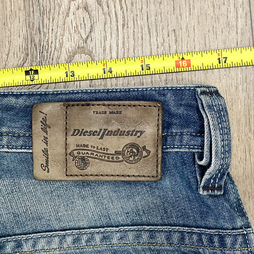 Diesel Thavar Jeans Mens 34x29 Blue Slim Skinny DNA Limited Edition Wash 0806P - Picture 8 of 10