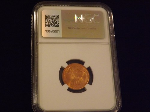 1957 1 C DDO Penny NGC MS 66 RD - Picture 2 of 2