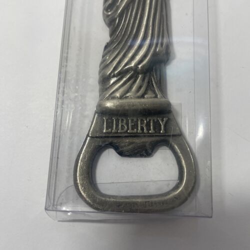 Statue of Liberty Cast Bottle Opener Souvenir New In Package New York - Picture 2 of 6