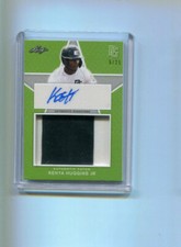 2020 Leaf Perfect Game Autographs Patch Green Kenya Huggins Jr Auto Patch 5/25