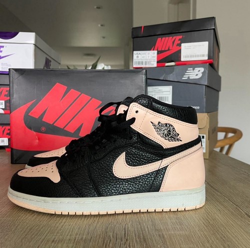 Size 8- Air Jordan 1 Retro OG High Crimson Tint - Picture 1 of 5