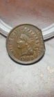 1900 Indian Cent Penny Mint Error Straight Clip XF/AU                       W428